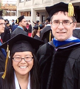 Julie Ming Liang with Prof. Jamie Cate